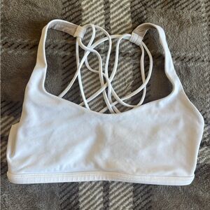 Lululemon Athletica White Sports Bra